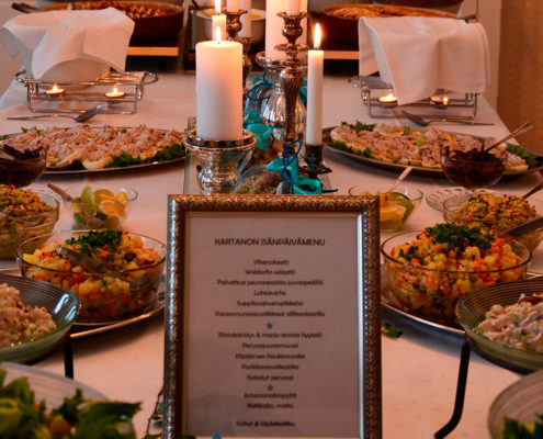 Sälinkään kartanon isänpäivämenu